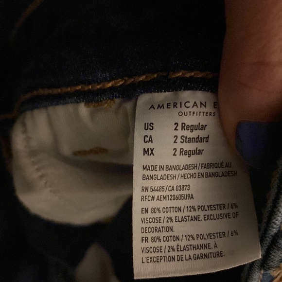 American eagle high rise skinny jeans - Picture 3 of 4